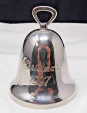 1997 Reed & Barton Silverplate The Silver Bells Annual Christmas Ornament 3"