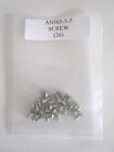AN505-5-5 Flat Countersunk Screw 5-40 x 5/16" Slotted Steel - Lot of 26