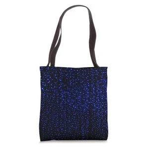 Light Color Lights with Black Background Tote Bag - Picture 1 of 4