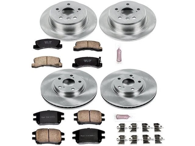 Kit de pastillas de freno delanteras y traseras y rotor para Lexus RX300 2002-2003 AWD CR145SC Foto 1 de 1