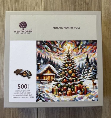 Rompecabezas de madera Wentworth mosaico polo norte, 500 piezas nuevo Foto 1 de 4