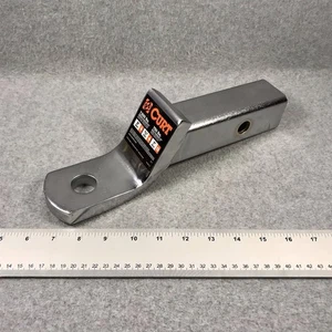 CURT Ball Mount 45290 Class 3 With 2" Shank 7,500 lbs 0.75" Rise 2" Drop Chrome - Picture 1 of 11