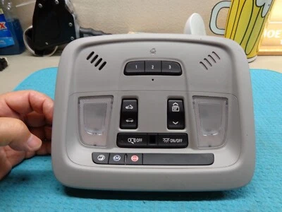 MICRÓFONO DE PANTALLA TECHO CORREDIZO LUZ INTERIOR CÚPULA SUPERIOR GRIS CHEVROLET MALIBU 16 17 18 Foto 1 de 4