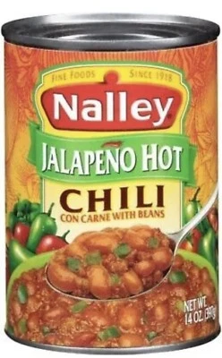 Nalley Jalapeño Hot Chili Con Carne con Frijoles (Pack de 6) Foto 1 de 2