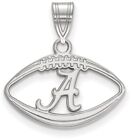 Sterling Silver University of Alabama Pendant in Football by LogoArt