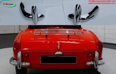 Parachoques trasero Triumph Spitfire MK1, MK2, GT6 MK1 (1962-1968) Foto 1 de 4