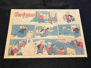 #TH14 FERD'NAND por Al Plastino Lote de 44 Tiras de Media Página Sunday Tabloid 1977 - Imagen 1 de 24