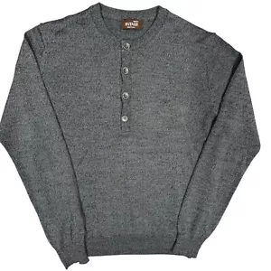Suéter Tejido Artex Vintage Hecho en Italia Gris Lana Pequeño - Imagen 1 de 8