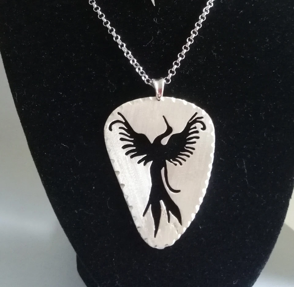 ciondolo araba fenice,  argento 925 unisex rinascita, ripresa, introvabile unico - Immagine 1 di 1