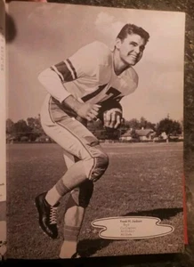 1957 YEARBOOK FRANK JACKSON SENIOR DALLAS TEXANS K.C. CHIEFS MIAMI DOLPHINS - Picture 1 of 19