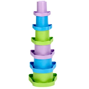 Green Toys My First Stacking Cups Educational Stacker BPA frei 100% recycelt - Bild 1 von 4