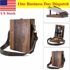 Portable Wooden Desktop Painting Drawing Easel w/Storage Box For Artist Student - Picture 1 of 12
