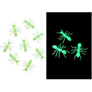 8Pcs Glow in the Dark Ants Bugs Halloween Decorations Stick Ons Party Tricks - Picture 1 of 3
