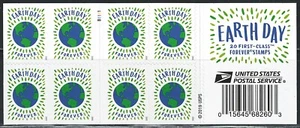 Como Nuevo Folleto del Día de la Tierra de Estados Unidos Panel de 20 Estampillas Forever Scott# 5459 (MNH) - Imagen 1 de 2
