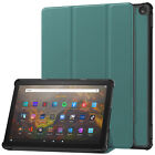UK For Amazon Kindle Fire HD 10 13th Gen 2023 Keyboard Smart Leather Case Cover