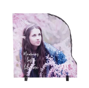 20 pcs - Sublimation Right Angle Shaped Photo Slate Blank- 20 pieces - Picture 1 of 1