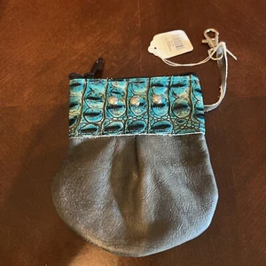 Genuine Leather Women Coin Purse Change Purse Coin Pouch, Key Chain - Picture 1 of 5