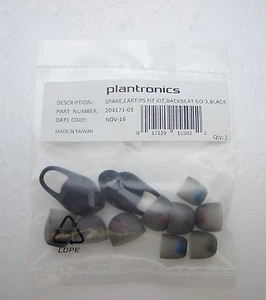 Plantronics Fit Kit for BackBeat GO 3 BLACK 3 sizes (S, M, L) & 2 X stabilizers - Picture 1 of 1