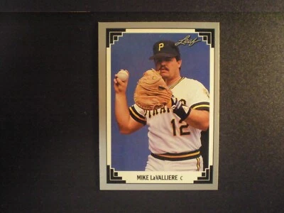 1991 Leaf Baseball Mike LaValliere Card # 15 - Image 1 of 2