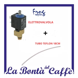 ELETTROVALVOLA COMPLETA DI TUBO TEFLON PER MACCHINA DA CAFFE' DIDIESSE FROG - Picture 1 of 1