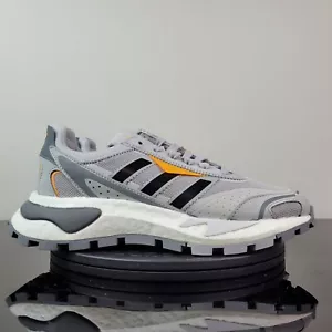 Adidas Retropy P9 Low Athletic Gray White Running Shoes GW0551 Men's Sz 7 - Picture 1 of 6