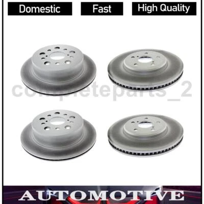 4 rotores de freio dianteiro traseiro compatíveis com Lexus LS430 4,3L - Imagem 1 de 4