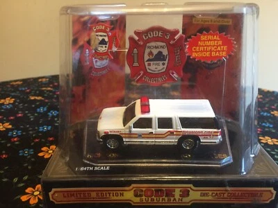 Code 3 Richmond Suburban B-3 12363 1/64 new in box  - Image 1 of 4