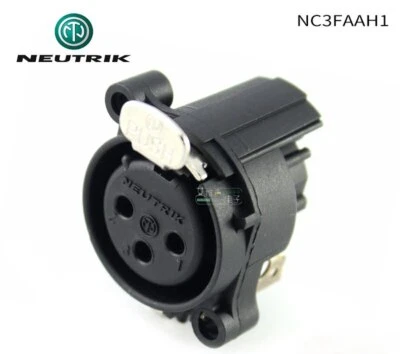 NEUTRIK NC3FAAH1 Three-core XLR cannon female PCB welding - Image 1 of 4