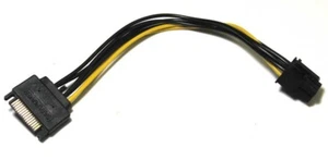 ATX SATA Power To PCI-E Video Color Cable 6" - Picture 1 of 1
