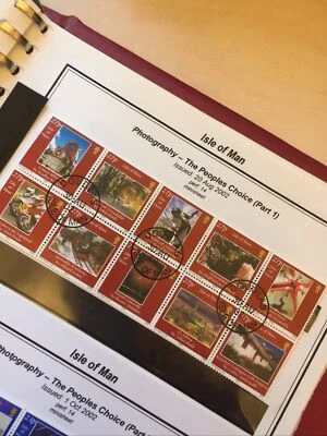 Isle of Man Used Stamps 2002 Photography The People's Choice Part 1 Used photo1 - Image 1 of 2