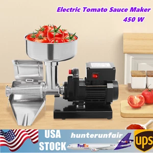 Electric Tomato Strainer 450W Tomato Press Sauce Maker Machine Home - Bild 1 von 13