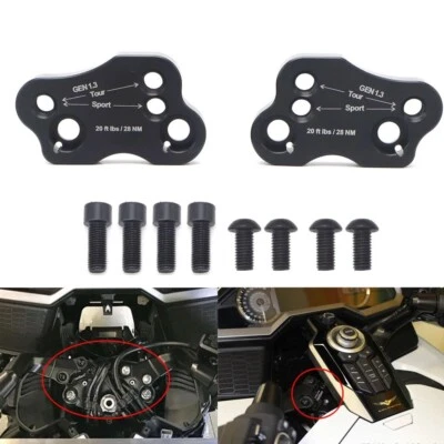 Apto para HONDA Goldwing 1800 abrazadera de manillar elevada extensible manillar montaje elevador Foto 1 de 4