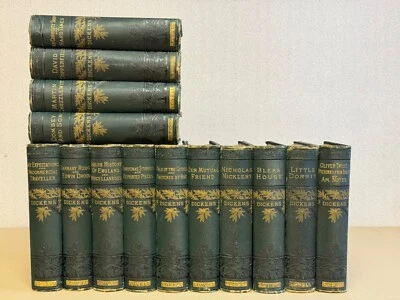 The Works of Charles Dickens 14 of 15 Book Set - Missing Pickwick Papers - Image 1 of 4