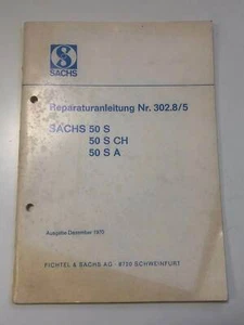 Manual De Reparación Original Sachs (302.8/5) - Sachs 50 S (GER,CH,A) (1970) - Imagen 1 de 3