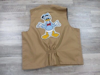 Wyoming Traders Vest Mens 3XL Tall Tan Donald Duck Large Patch Duck Brown Canvas - Image 1 of 4