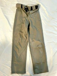 Rawlings Launch Semi-Relaxed Fit Open Bottom Boys Gray Baseball Pants Youth med! - Picture 1 of 3