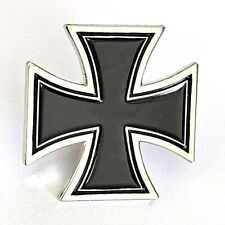 Produktbild - Kleines Kreuz Cross Biker Motorrad Gothic Metall Button Badge Pin Anstecker 0124