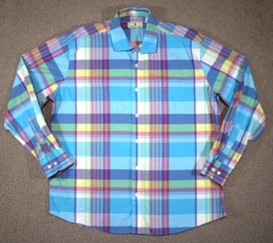 Southern Pines Shirt Men's XL Tartan Long Sleeve Button Up Oxford - Picture 1 of 15
