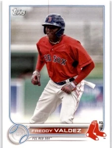 FREDDY VALDEZ 2022 Topps Pro Debut #PD-194 FCL Red Sox - Picture 1 of 2