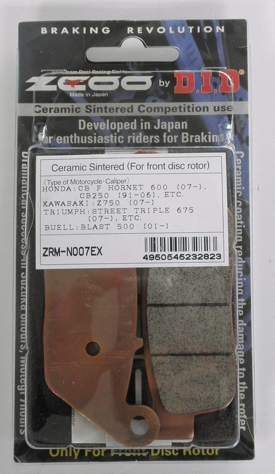 ZCOO 1 COPPIA PASTIGLIE FRENO POSTERIORE EX TRIUMPH TIGER 900 2003 Foto 1 de 1