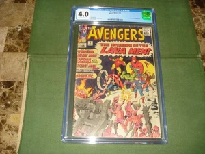 AVENGERS #5, CGC 4.0 AVENGERS & The Hulk, 1964, SILVER AGE, LAVA MEN - Picture 1 of 7