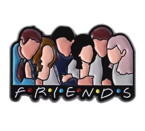 F.R.I.E.N.D.S CAST ENAMEL PIN - FREE AU POST - AU STOCK - Picture 1 of 1