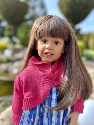 Götz Puppe Künstlerpuppe doll Sissel Skille + extra Perücke  original Outfit - Bild 1 von 4