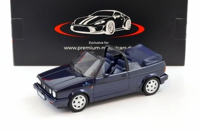 1:18 Norev VW Golf 1 Cabriolet Etienne Aigner 1990 Midnight blue metallic - Limi - Bild 1 von 4