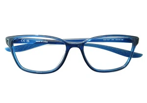 Nike Brille 7027 405 Klar Blau Eckig Voll 53-15-140 - Bild 1 von 3