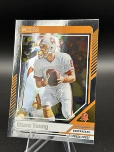 2024 Panini Donruss Steve Young #135 prueba de prensa de plata #’d/100 - Imagen 1 de 2