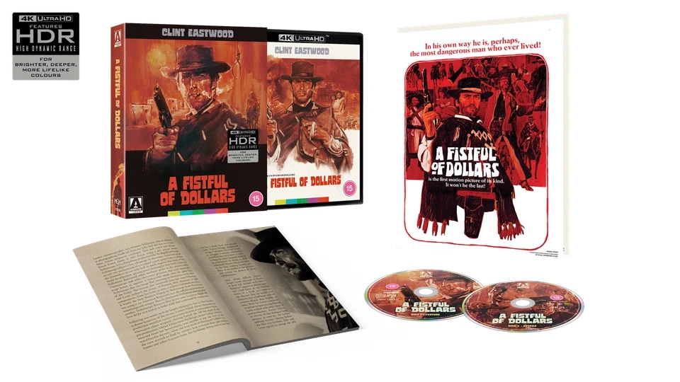 A Fistful of Dollars Arrow Video Limited Edition 4K Ultra HD NEW Clint Eastwood - Image 1 of 1