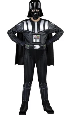 Jazwares Child  7/8 Star Wars Darth Vader Costume Jumpsuit, Cape, Mask, & Gloves - Image 1 of 4