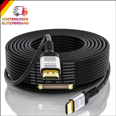 4K HDMI Kabel mit Signalverstärker | 22m Ultra HD 4K@60Hz - Bild 1 von 4