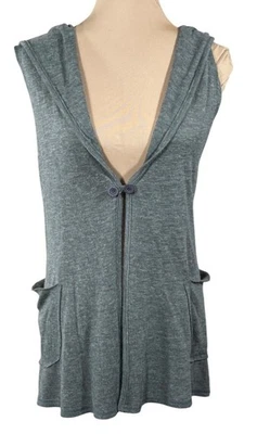 Monoreno Suéter Cárdigan Chaleco Salvia Talla S Pequeño Cuello en V Botón Foto 1 de 4